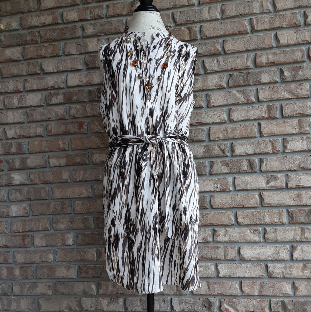 Cynthia Rowley 100% linen sleeveless dress. - Picture 1 of 5